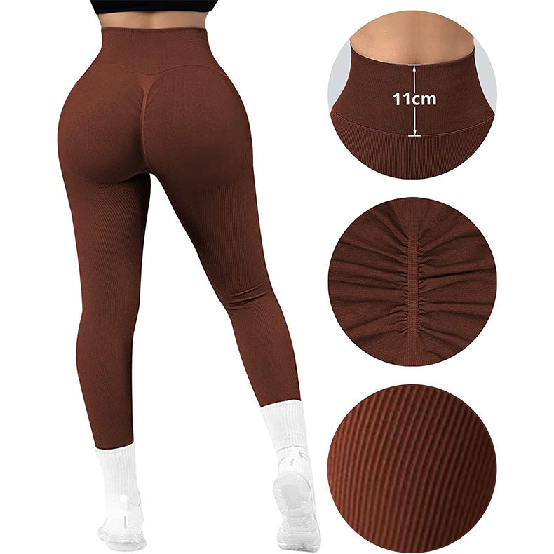Buy TSUTAYA Seamless Workout Leggings for Women High Waisted Butt Lifting  Tummy Control Compression Yoga Pants Grey XL at